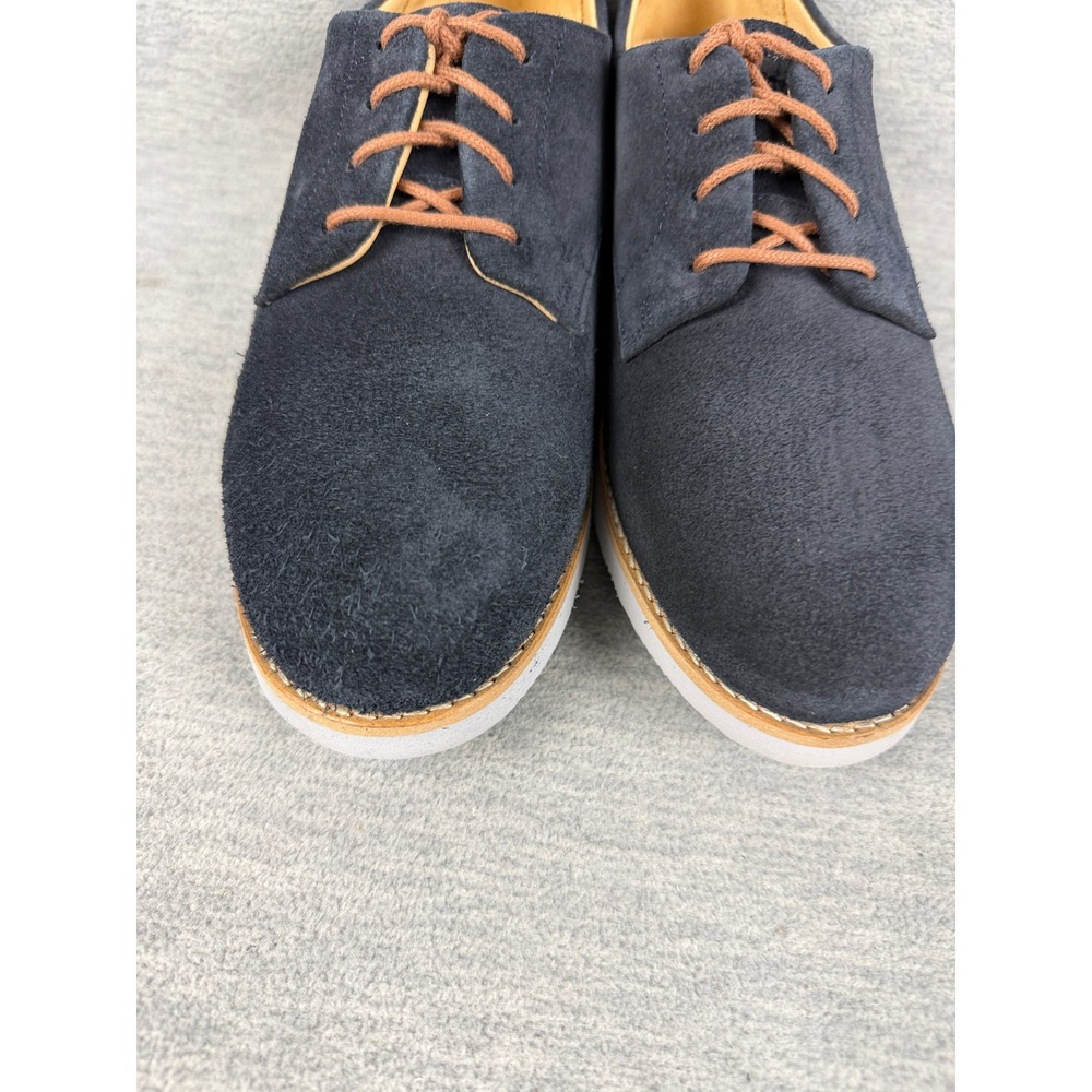Samuel Hubbard Free Shoes Womens Navy Suede Oxford Vibram Sole W1101-606 Shoes - Picture 10 of 12